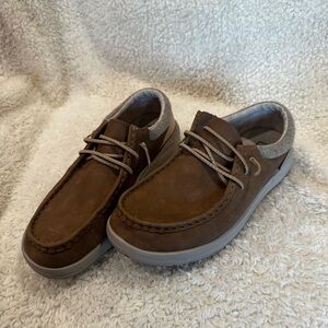 Hey Dude Brown and Gray Loafers Comfortable Flats